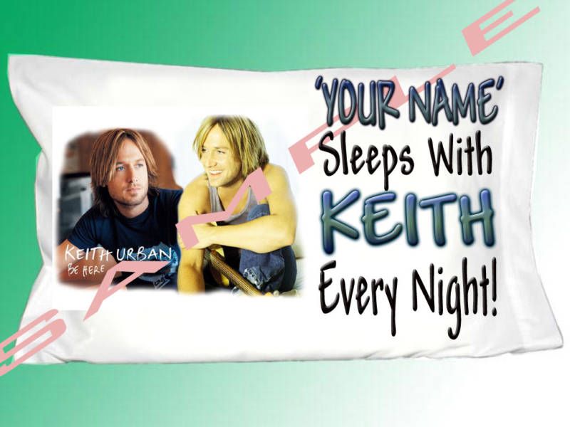 PERSONALIZED KEITH URBAN PILLOWCASE PILLOW CASE NEW  