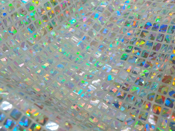 YARD Hologram Dance Stretch Fabric Silver  