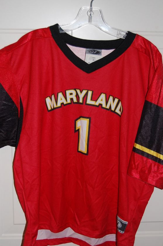 Univ Maryland Terrapins Terps Lacrosse Jersey #1 NWT  