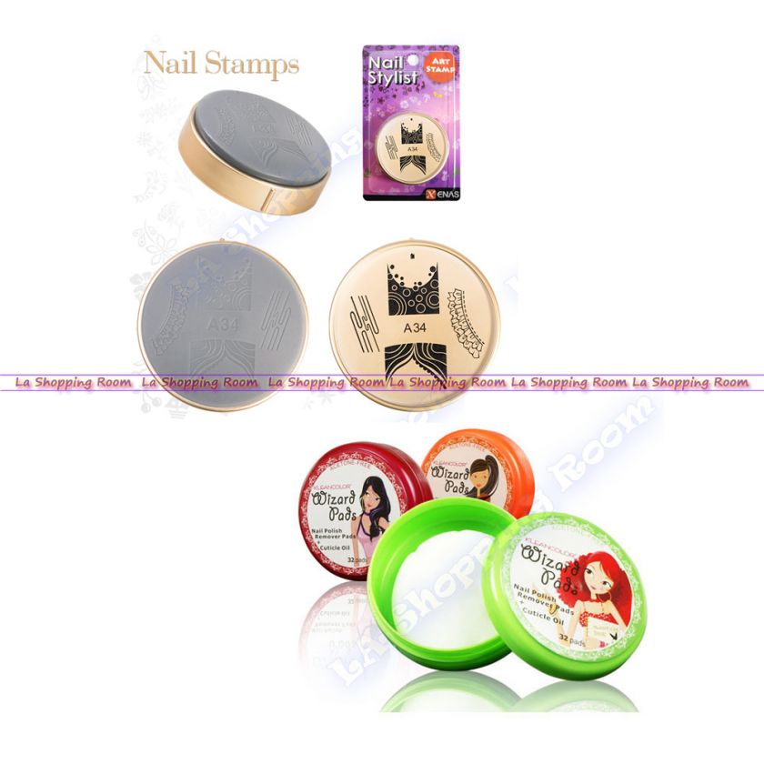 Nail Art Stamp ENAS design image stamping DIY stencil printing salon 