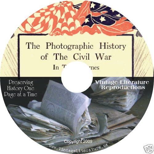 Photographic History of the Civil War 10 Volumes on CD  