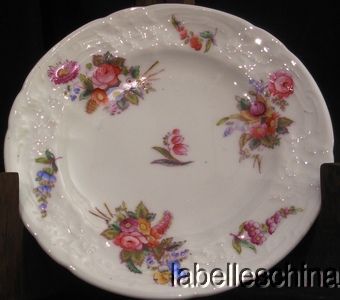 Coalport Sevres Group 5.5 Bread Plate Embossed no trim  