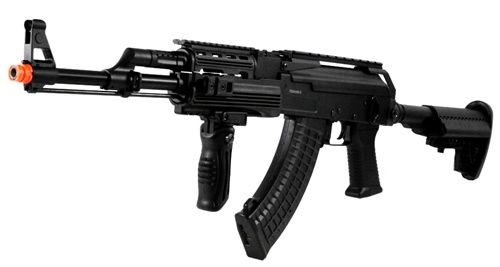 445 FPS JG Airsoft Full Metal AK47 RAS TCW Crane Stock  