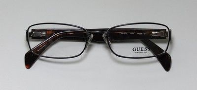 NEW GUESS 1614 54 18 140 VISION GUNMETAL/HAVANA EYEGLASSES/GLASSES 