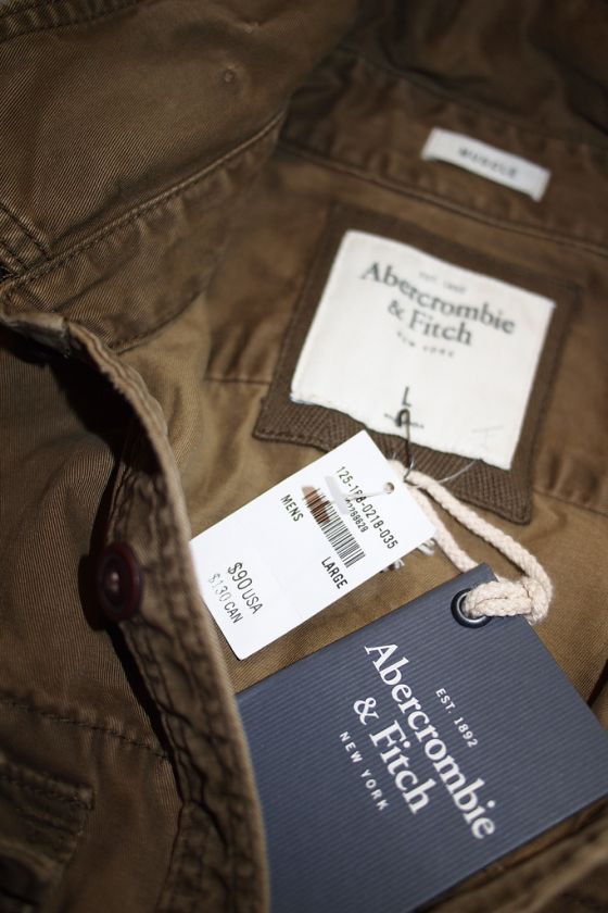 NWT Abercrombie A&F Mens BRADLEY POND Shirt $100  