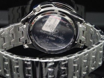 MENS JOJO JOJINO SUPER TECHNO 4 ROW BEZEL DIAMOND WATCH  