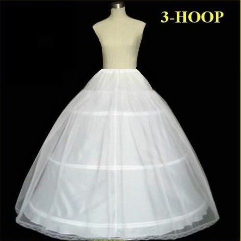 Hoops Petticoat White Wedding Dress Petticoat Underskirt Skirt To 