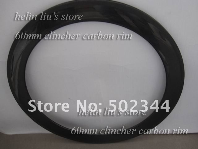 carbon road bike rim/60mm clincher carbon rim  