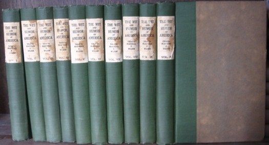 Wit & Humor of America, 10 volumes, 1911 antique books  