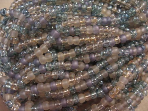 BEACH GLASS MIX CZECH GLASS SEED BEADS LOOSE  