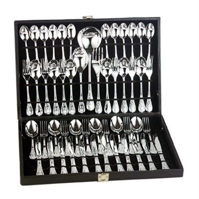 Sterlingcraft 51pc Heavy Gauge Stainless Steel Flatware  