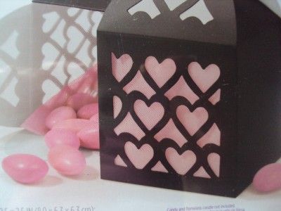   Boxes Black Lantern Shaped 50ct Wedding/Birthday & Party New  