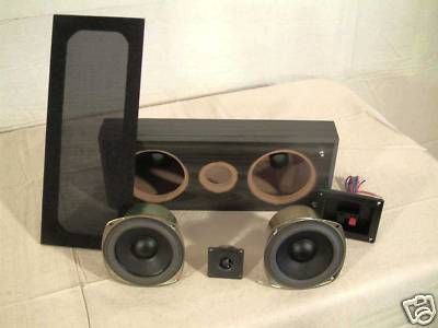 Center Channel Kit with Black Cabinet Boston Woofers  