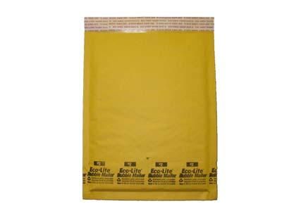 100 #2 ECO LITE KRAFT BUBBLE MAILERS   SHIPS FREE  