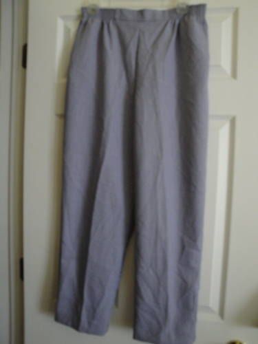 NEW ALFRED DUNNER Elastic Waist Trousers PURPLE sz 16  