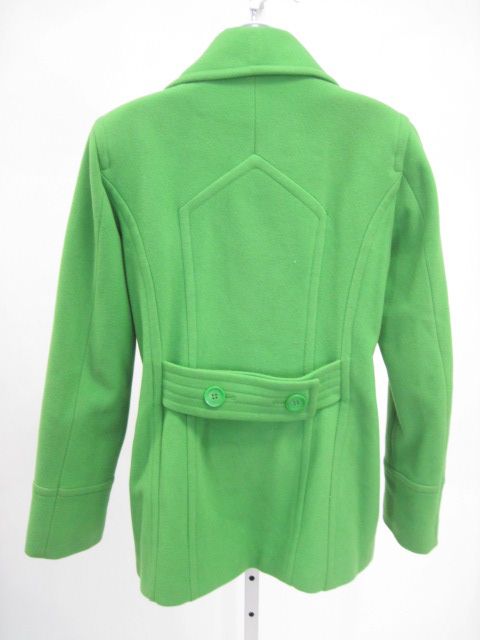 MICHAEL MICHAEL KORS Lime Green Peacoat Coat Sz S  