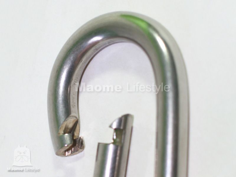 Stainless Steel Heavy Duty Carabiner Snap/ Hook Link (size S)  