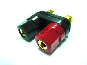 Dual Gold Plated Socket for Pair speaker Banana plugs  