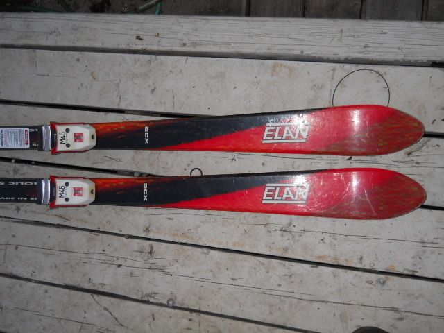 elan scx 15 monoblock parabolic 173 cm downhill skis  