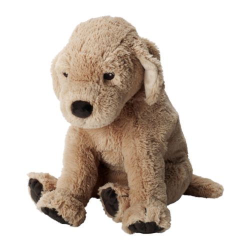 Ikea Gosig Golden Retriever Soft Plush Puppy Dog Toy 16 NEW  