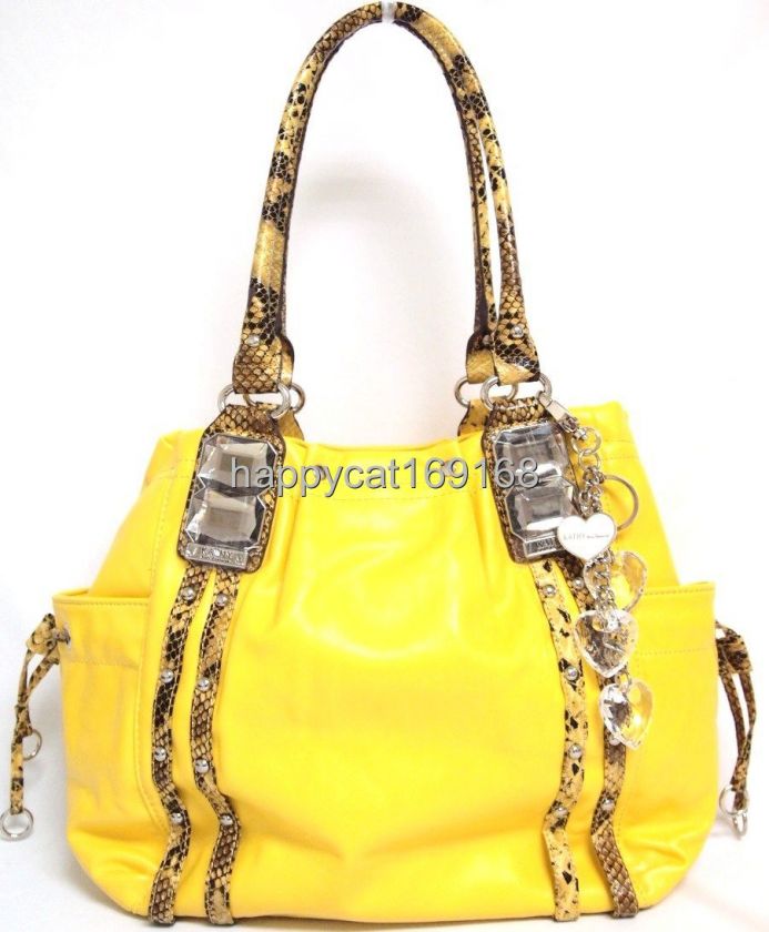 KATHY VanZeeland Glam Rock II Shopper bag Yellow Natural  