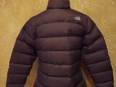   THE NORTH FACE WOMENS NUPTSE 700 GOOSE DOWN PUFFER JACKET BROWN LARGE