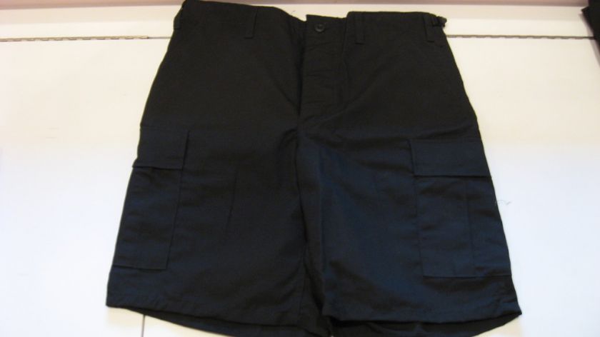 Mens Military Navy Color BDU Cargo Shorts  