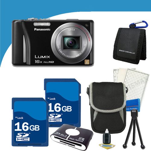 Panasonic DMC ZS10 + 32GB Memory with 6PC BUNDLE 8887549408557  