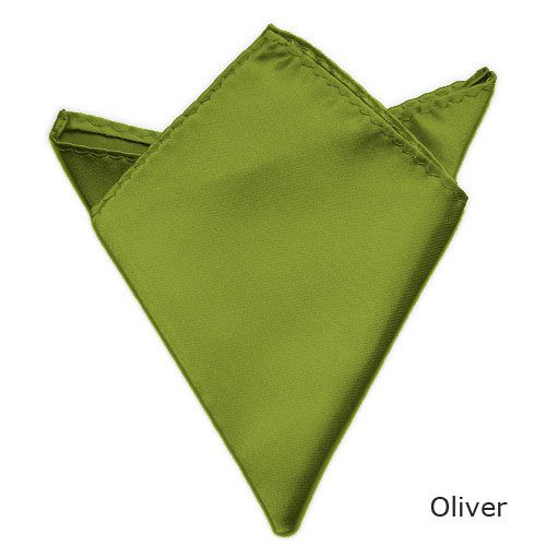 Men Wedding Solid Color Pocket Square Hankerchief Hanky  