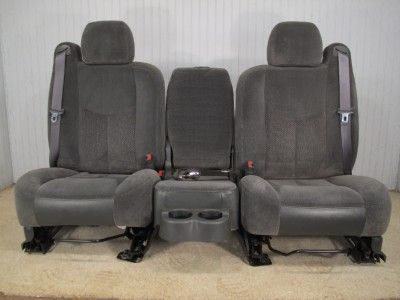 CHEVY SILVERADO SIERRA AVALANCHE SUBURBAN TAHOE FRONT SEATS JUMP SEAT 