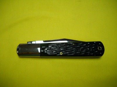   Anniversary Daddy Barlow Emerald Green Jigged Bone Knife NEW  