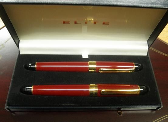 Platignum ELITE Set   Fountain Pen + Ballpoint  