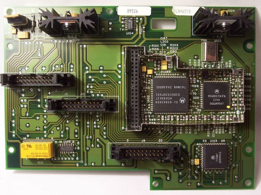 PC BOARD W/4 Motorola ICs  