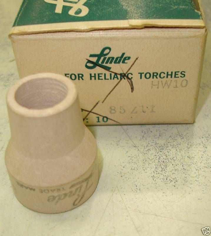 Linde Tig Nozzle Size 4 Heliarc Cup RARE 85Z07  