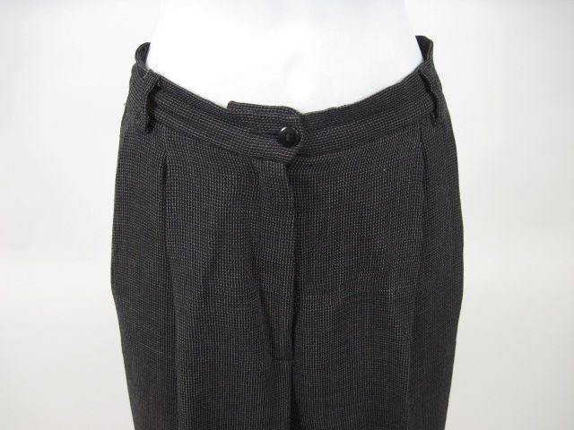 JOSEPH ABBOUD Black Check Blazer Pants Suit Outfit Sz 8  