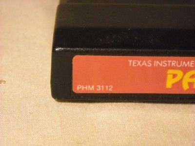 TEXAS INSTRUMENTS 99/4A COMPUTER CARTRIDGE PARSEC GAME  