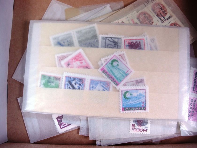 RUSSIA ( many Break up Republics), 100s of MINT(many NH) Stamps in 