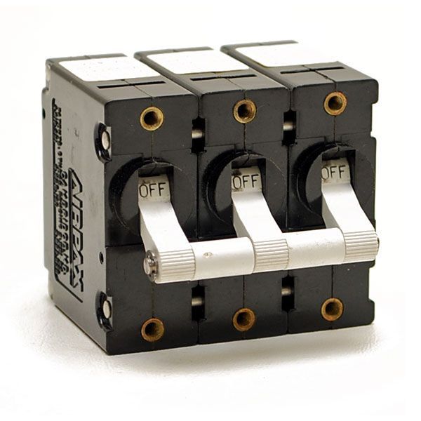 AIRPAX 30 AMP BOAT 3 POLE CIRCUIT BREAKER (A)  