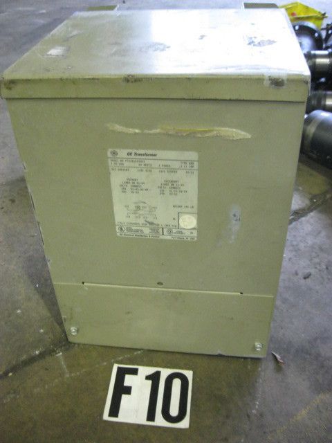 GE Transformer 7.5 KVA 9T21B1005G02 PH 1 Step Up  