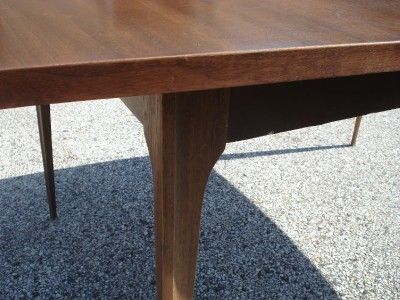 BROYHILL BRASILIA DANISH MODERN DINING TABLE MID CENT  