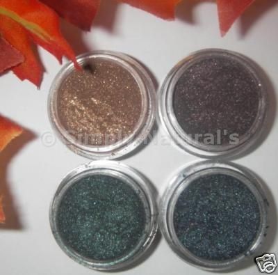 Mineral Makeup Eye Shadow/Liner 4PK Set♥BLACK STAR Col.  