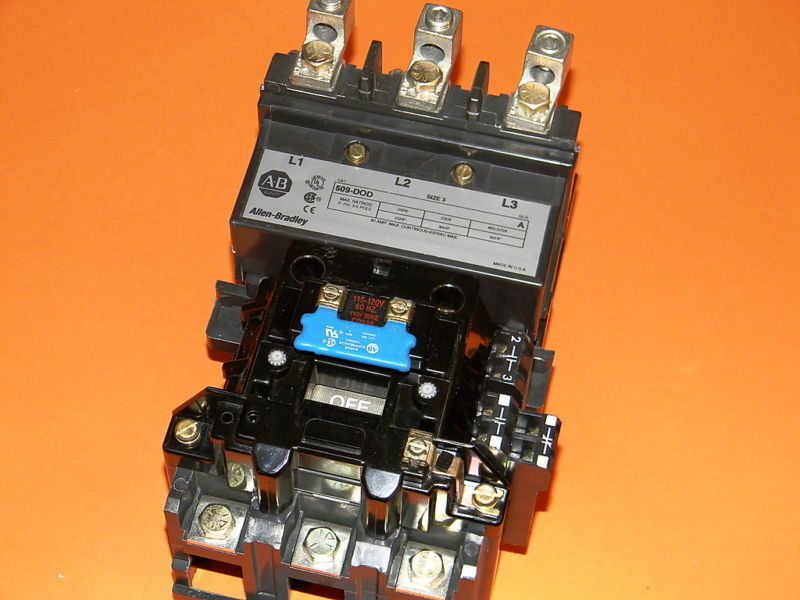 Allen Bradley 509 DOD Size 3 Contactor 2a1b 120v CD236  