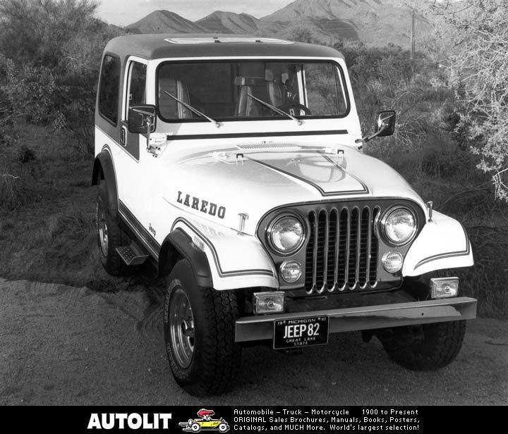 1982 Jeep CJ7 Laredo Factory Photo  