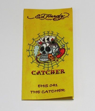 NEW ED HARDY THE CATCHER 041 PRESTIGIOUS DESIGNER BLACK/GRAY 