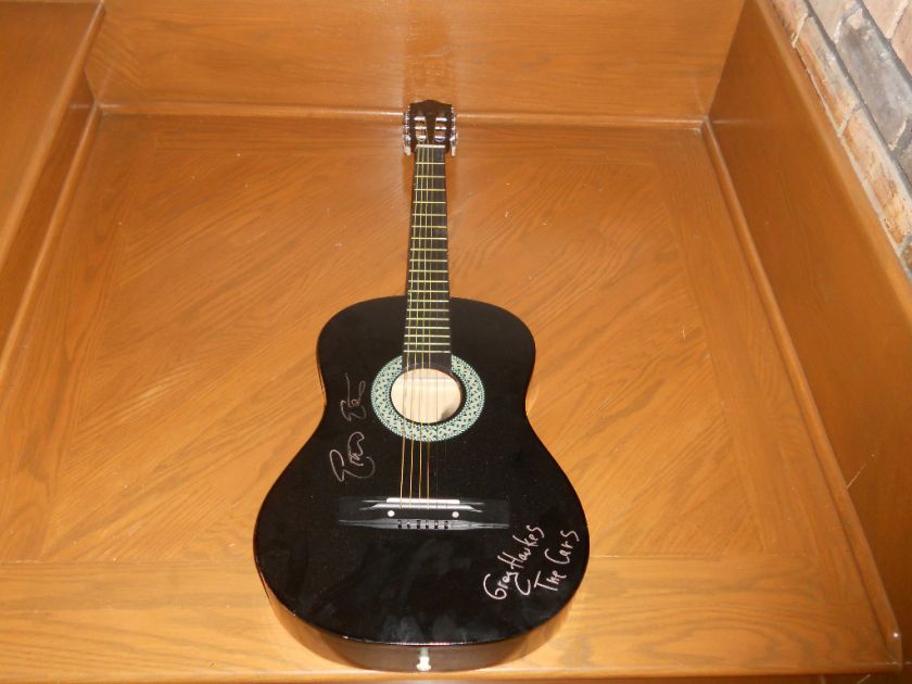 The Cars autographed Guitar Greg Hawkes & Elliot Easton  