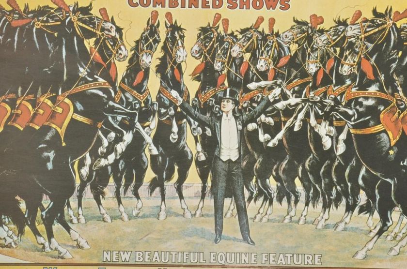 Barnum and Bailey Circus Poster   Vintage Reprint  