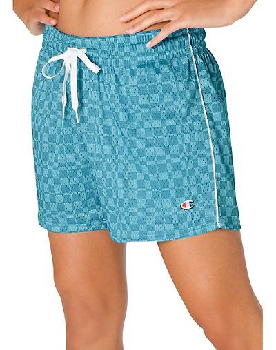 Champion Printed Mesh Womens Shorts   style 8268  