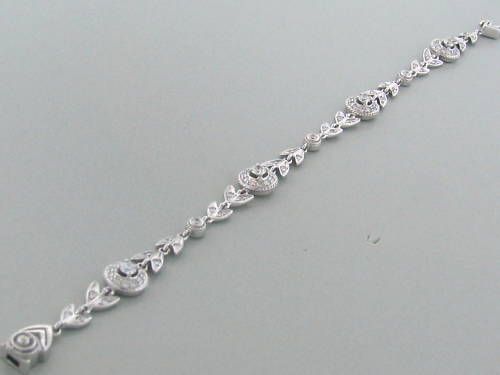 ESTATE PENNY PREVILLE 18K GOLD DIAMOND BRACELET  