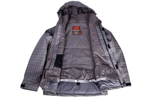 New Mens 686 Insulated 10K SKi Snowboarding Grey Report Jacket S M L 