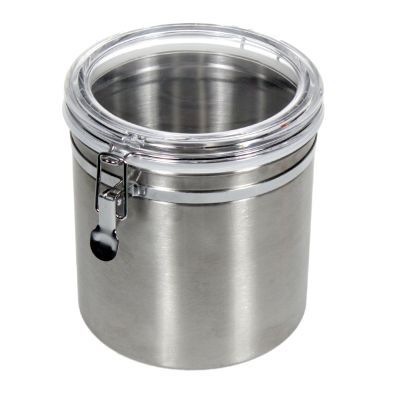 Jumbo Stainless Steel Kitchen Canisters Air Tight Storage Flour 